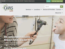 Tablet Screenshot of chas.org