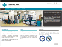 Tablet Screenshot of chas.cz